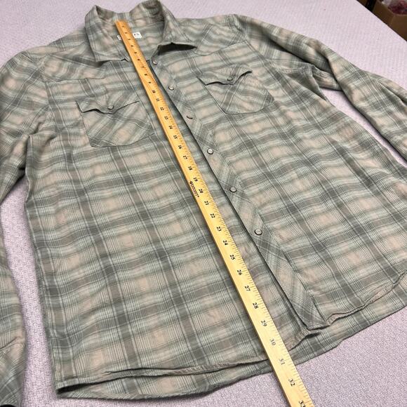 Tecovas Shirt Mens XL Plaid Cotton Pearl Snap Western Cowboy Classic - Picture 7 of 8